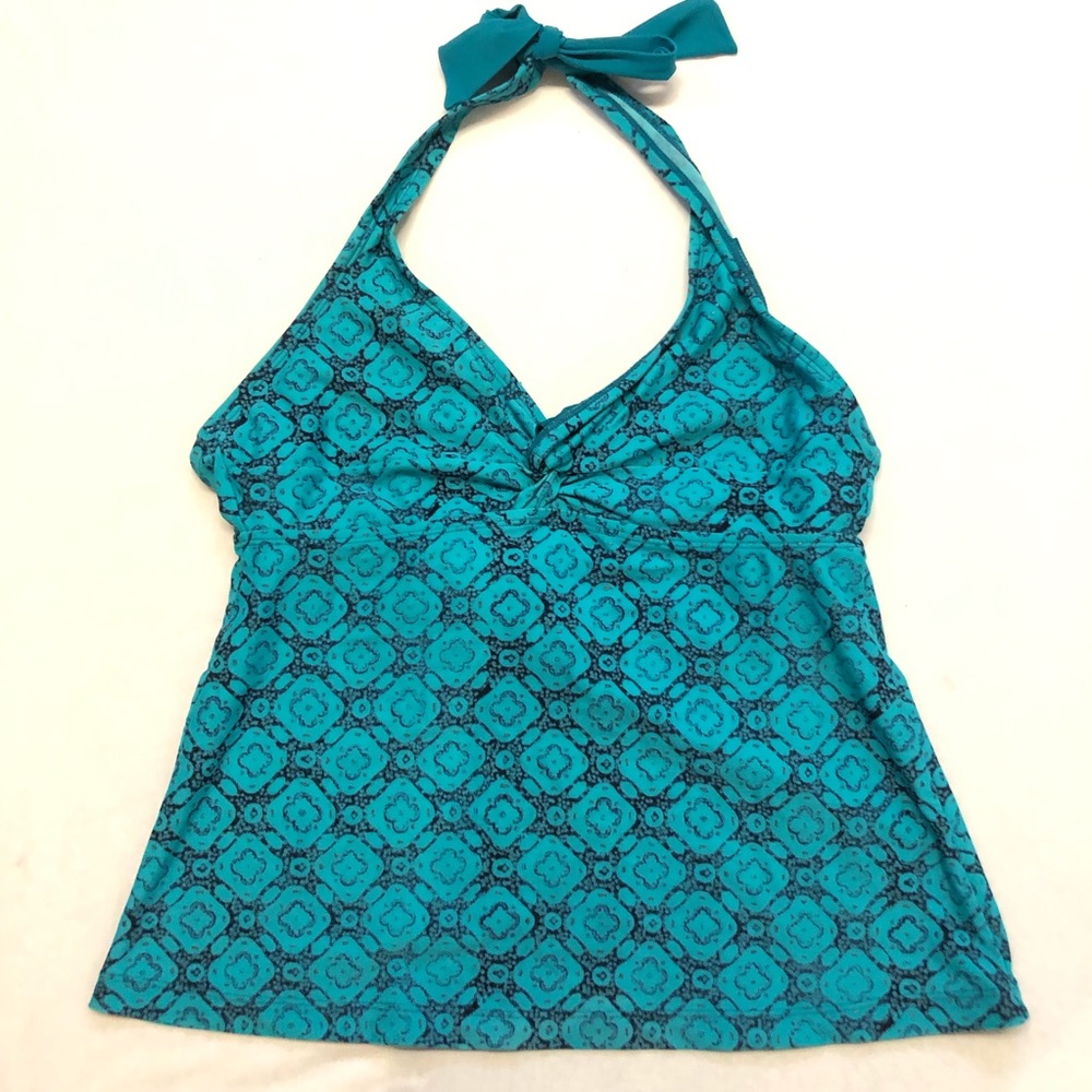 Converse swimsuit tankini top medium blue boho